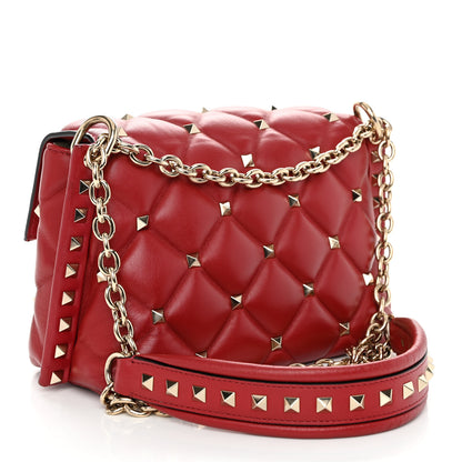 Valentino Garavani Nappa Small Candystud Crossbody Rosso Valentino 3 of 11