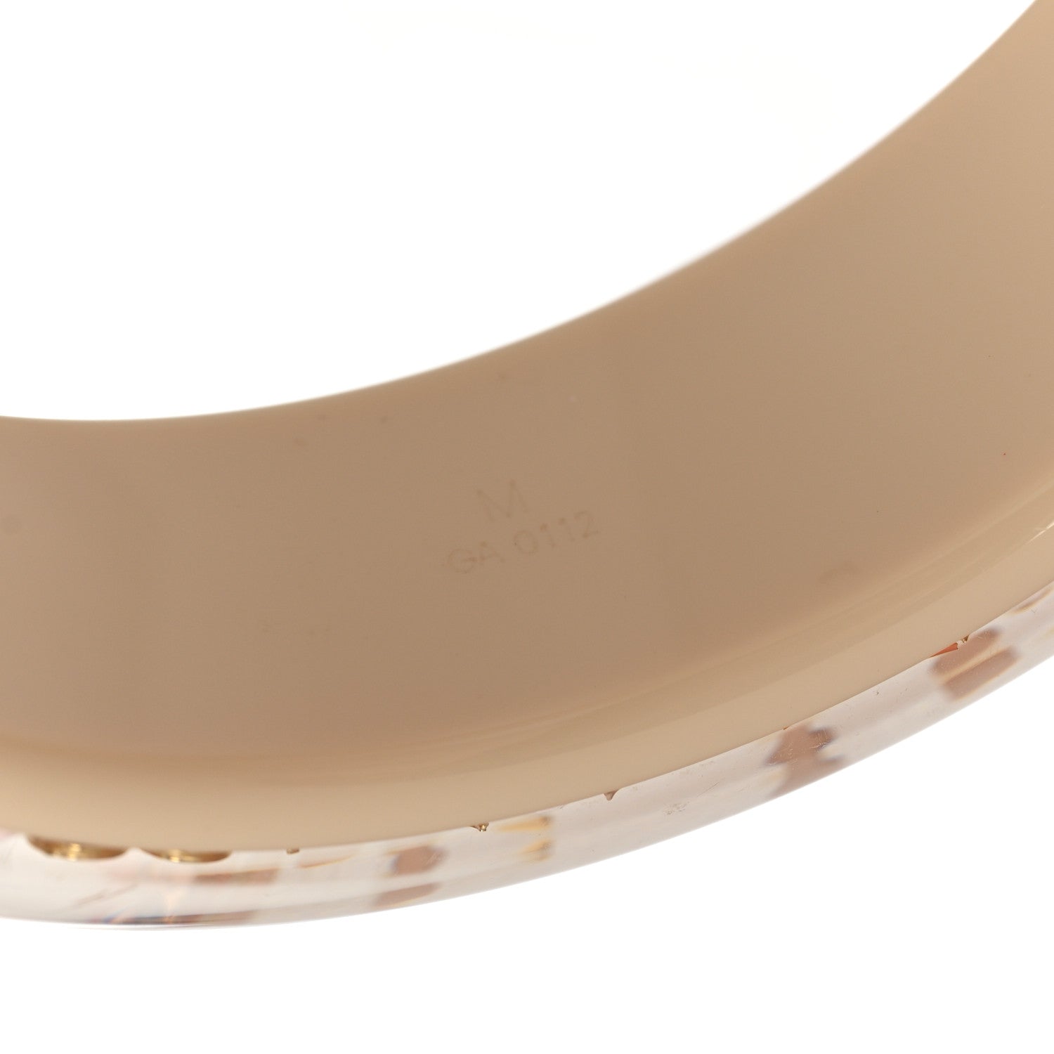 Louis Vuitton Resin Swarovski Inclusion GM Bracelet Tangerine 5 of 5