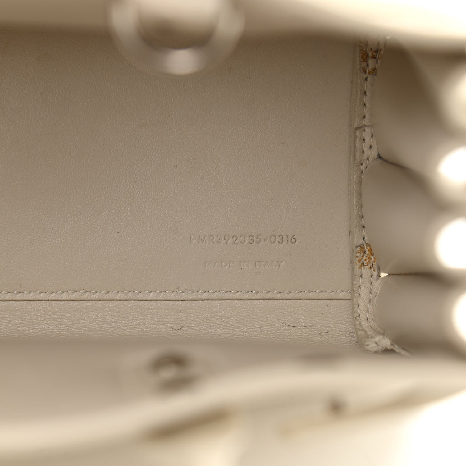 Saint Laurent Grained Calfskin Nano Sac de Jour Dove White 7 of 13