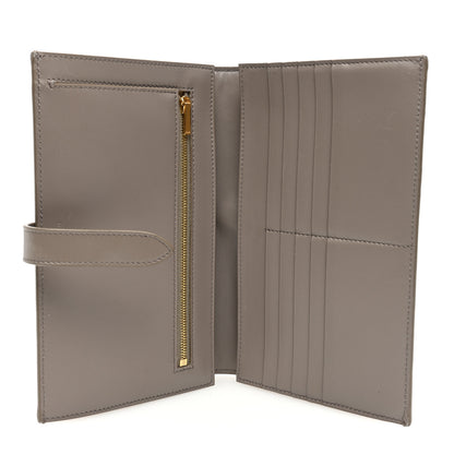 Celine Grained Calfskin Large Multifunction Strap Wallet Pebble 5 of 6