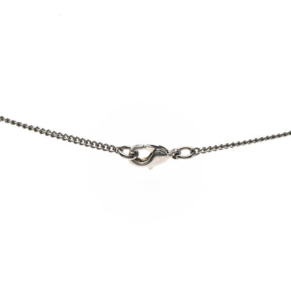 Chanel Crystal CC Drop Necklace Silver 4 of 5