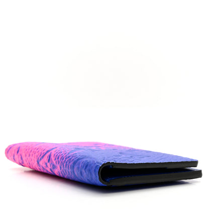 Louis Vuitton Taurillon Illusion Pocket Organizer Bleu Rose 4 of 7