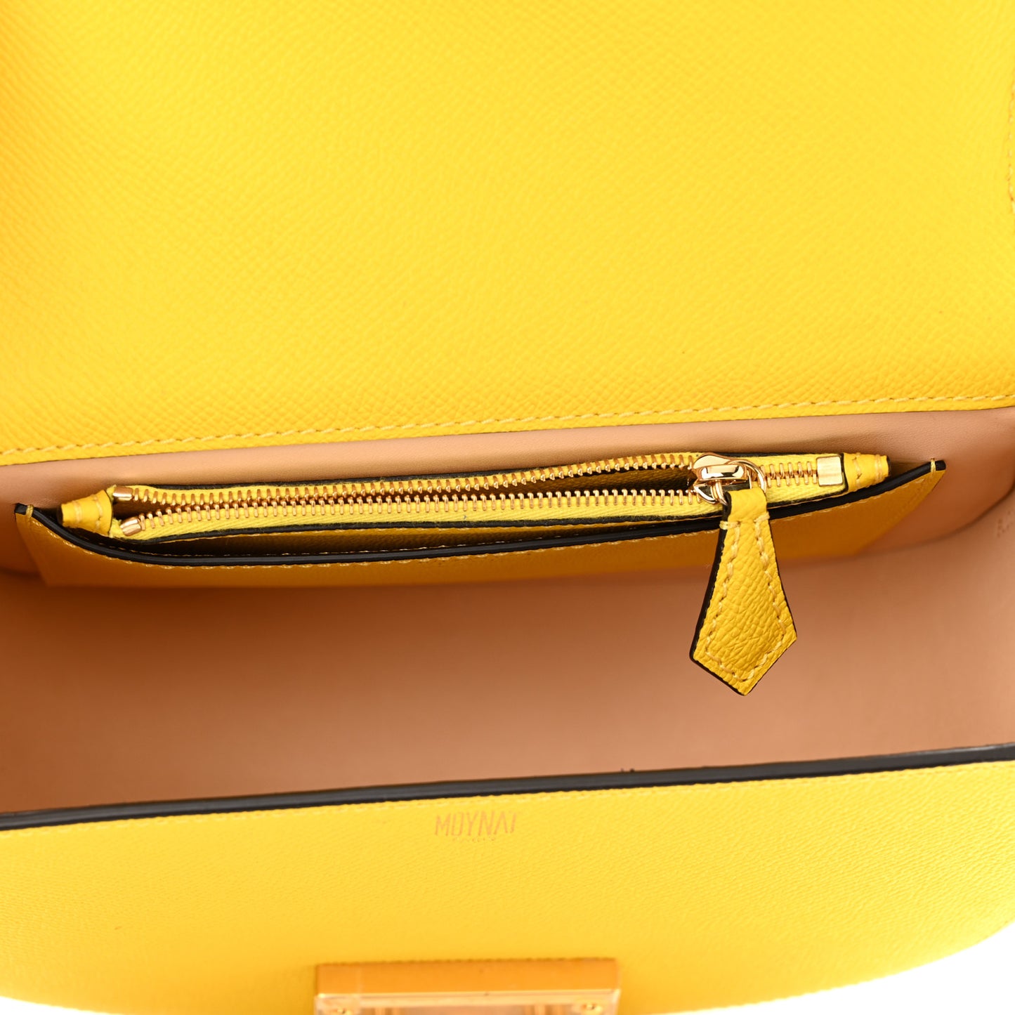 Carat Calfskin Flori PM Citrine