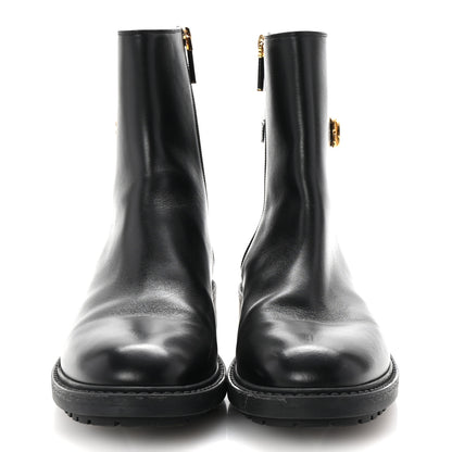 Christian Dior Calfskin 30 Montaigne Ankle Boot 39 Black 3 of 9