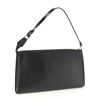 Louis Vuitton Epi Pochette Accessories 24 Black 3 of 12