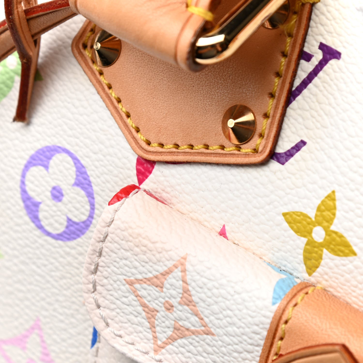 Louis Vuitton Monogram Multicolor Speedy 30 White 5 of 5