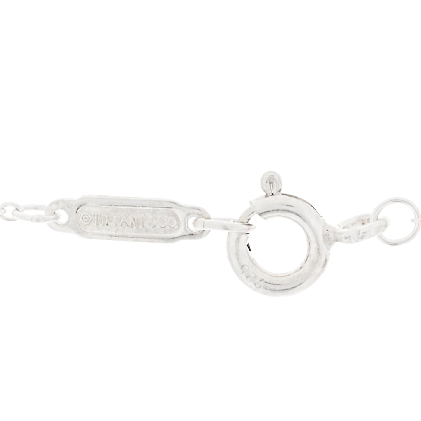 Sterling Silver Rubedo Small Interlocking Circles Pendant Necklace