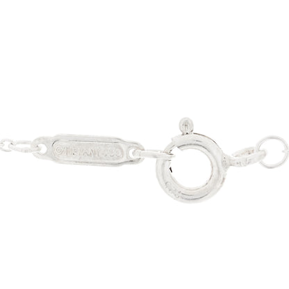 Tiffany Sterling Silver Rubedo Small Interlocking Circles Pendant Necklace 3 of 5