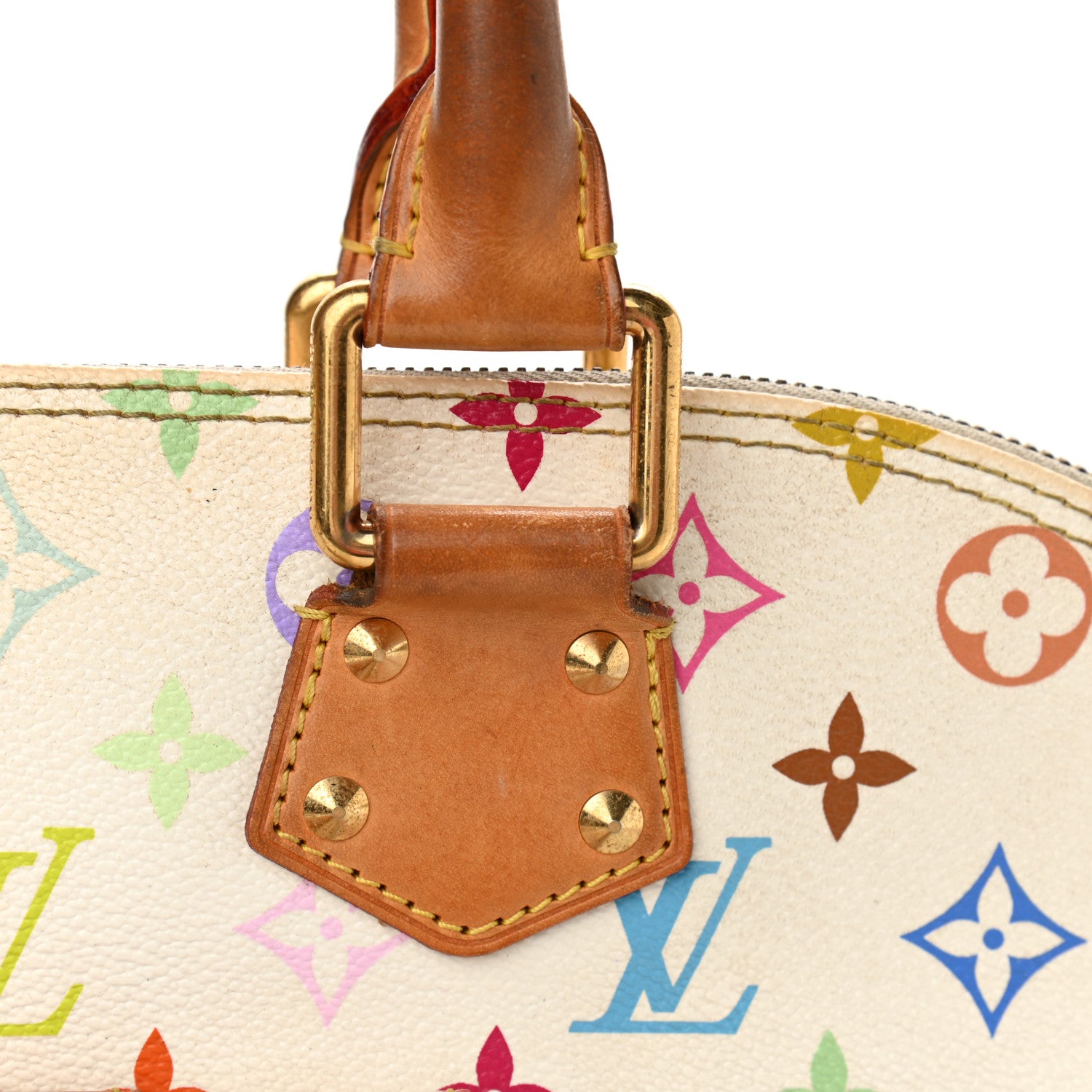 Louis Vuitton Monogram Multicolor Alma GM White 16 of 17