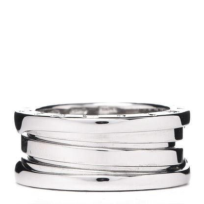 Bulgari 18K White Gold B.Zero1 Three-Band Ring 51 5.75 3 of 6