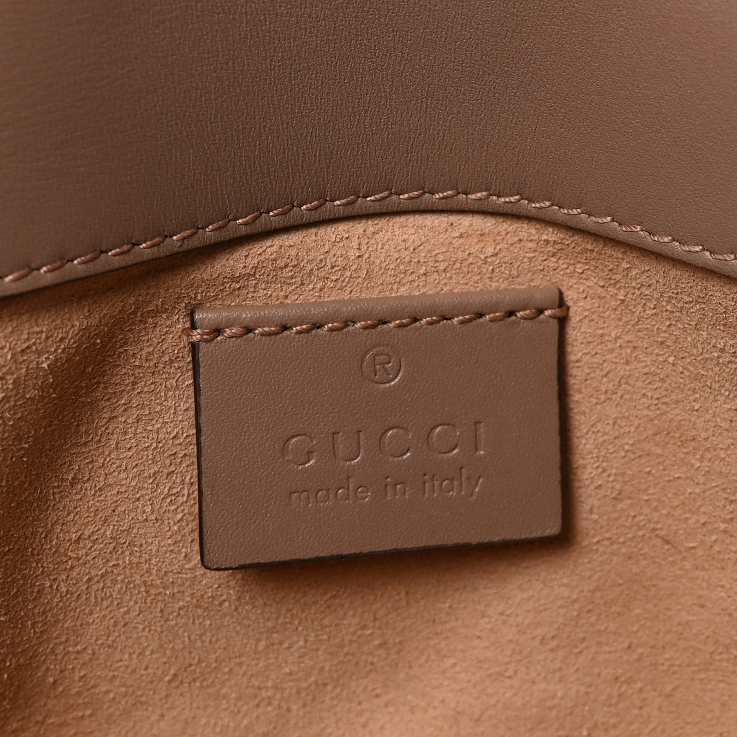 Gucci Calfskin Matelasse Super Mini GG Marmont Shoulder Bag Porcelain Rose 6 of 10