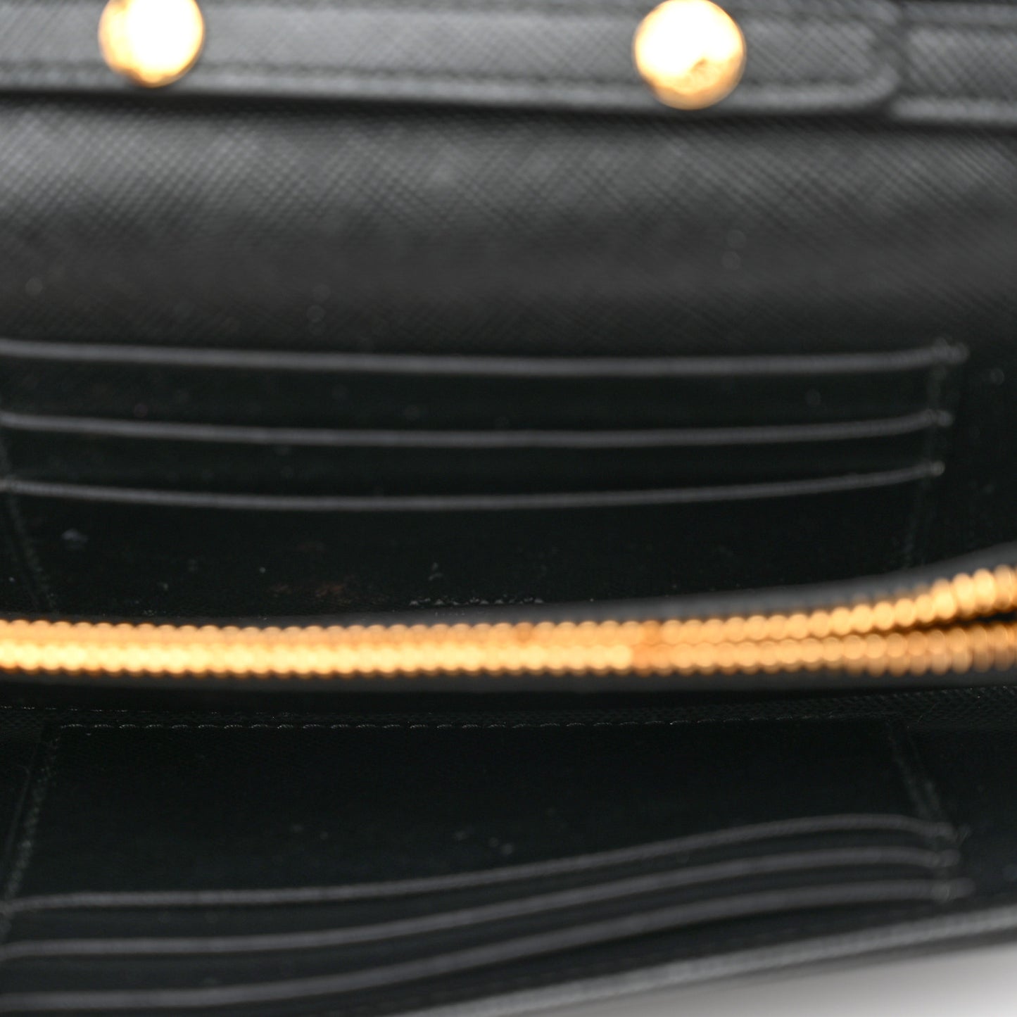 Saffiano Envelope Crossbody Wallet Black