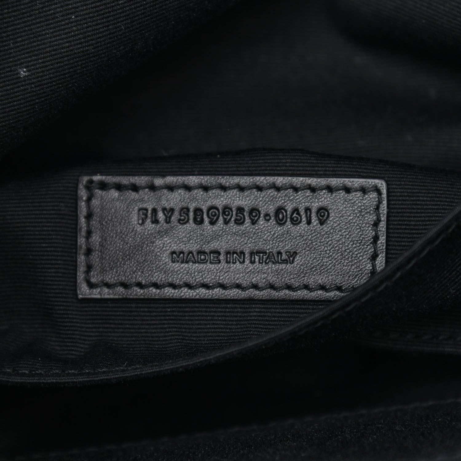 Saint Laurent Grain De Poudre Monogram Belt Bag Black 7 of 8