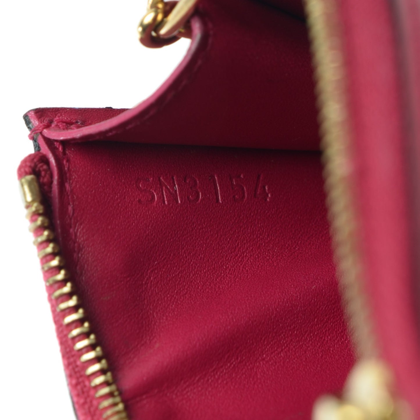 Vernis Key Pouch Rose Indien