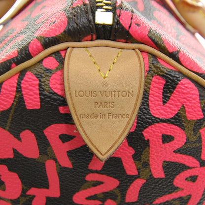 Louis Vuitton Monogram Graffiti Speedy 30 Fuchsia 7 of 9