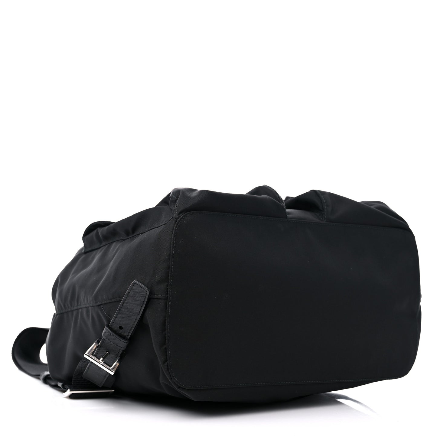 Re-Nylon Saffiano Medium Backpack Black