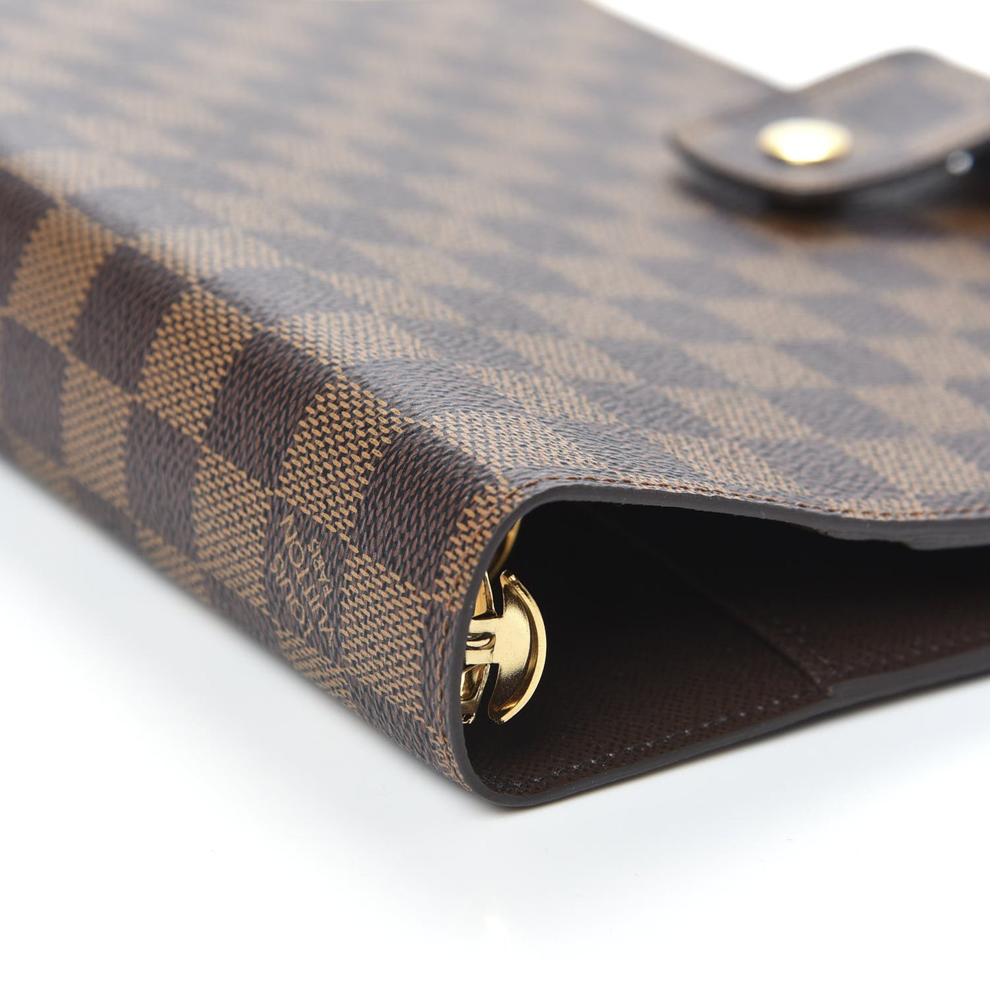 Damier Ebene Large Ring Agenda Cover