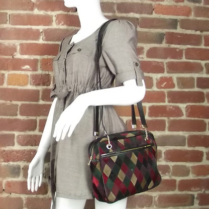 Bottega Veneta Pony Hair Suede Argyle Shoulder Bag 2 of 11