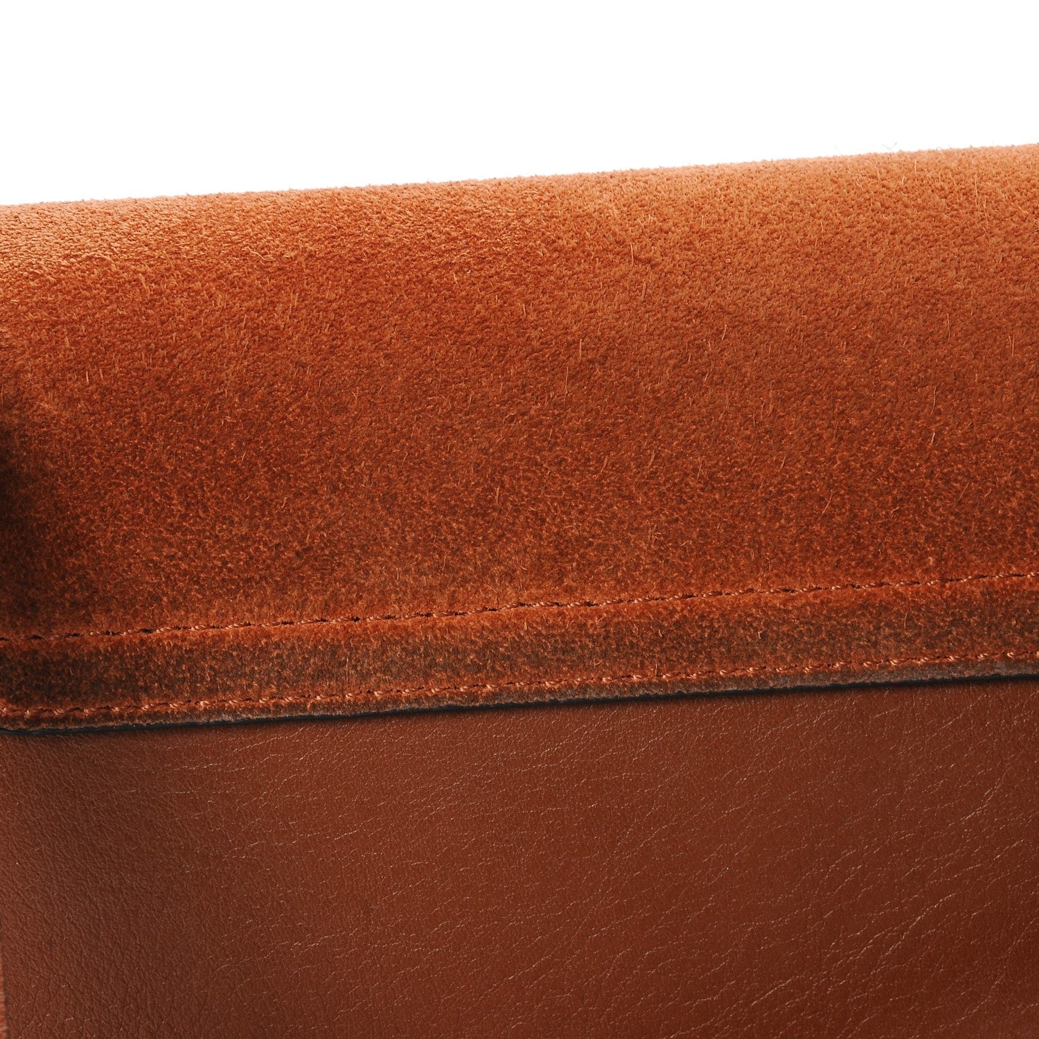Chloe Suede Calfskin Small Faye Shoulder Bag Tobacco 8 of 12