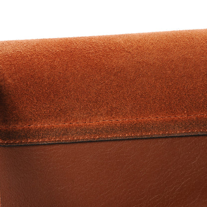 Chloe Suede Calfskin Small Faye Shoulder Bag Tobacco 8 of 12