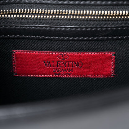 Valentino Garavani Vitello Small Glam Lock Rockstud Flap Black 6 of 18