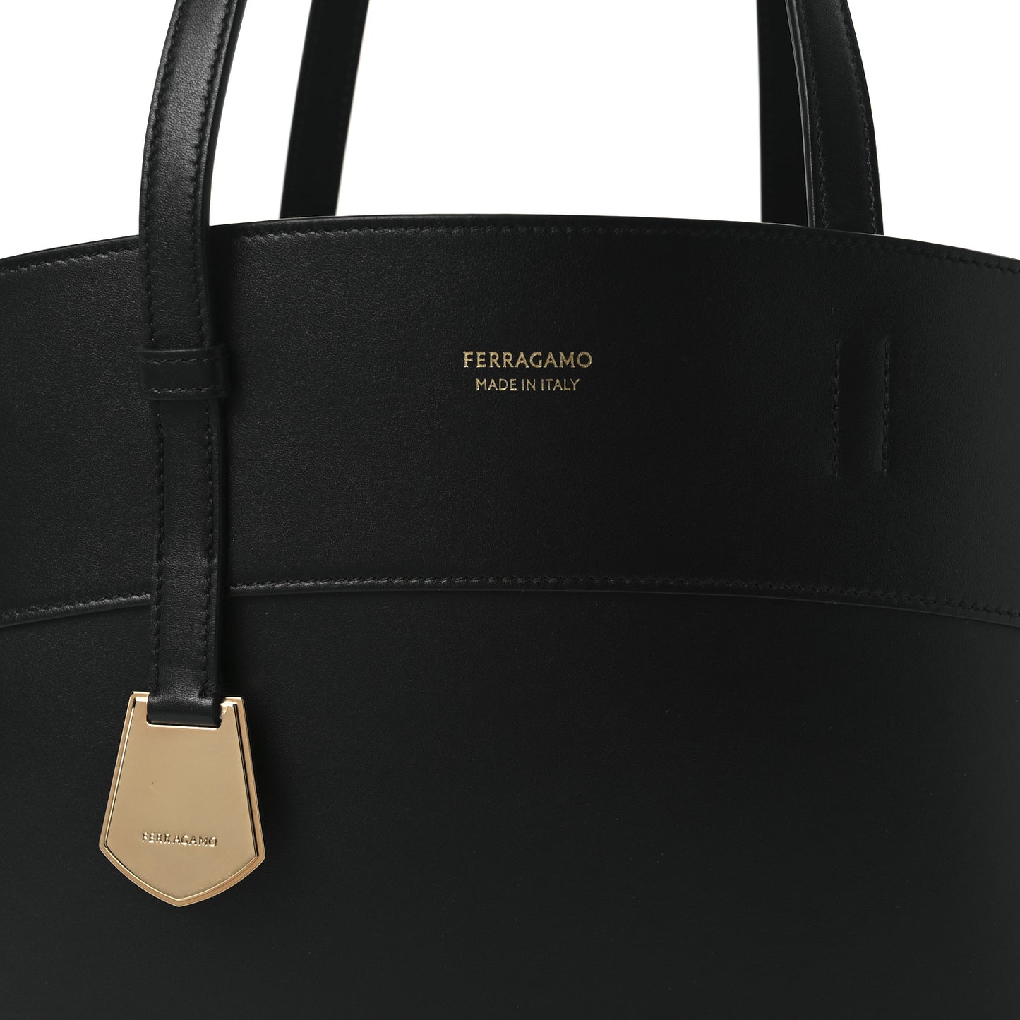 Calfskin Charming Tote Black