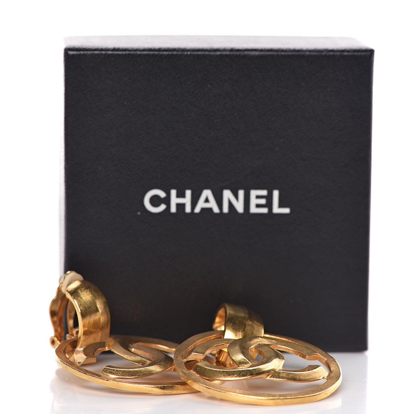 CC Clip On Earrings Gold