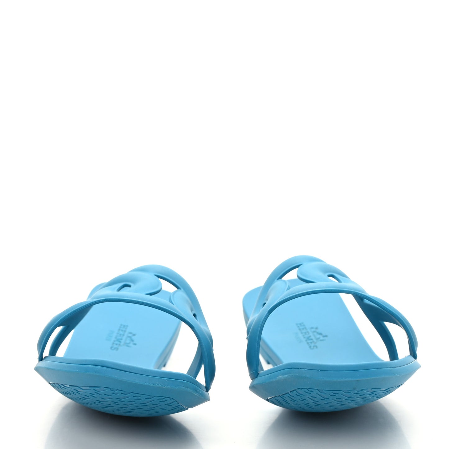 Rubber Aloha Sandals 38 Bleu Vif
