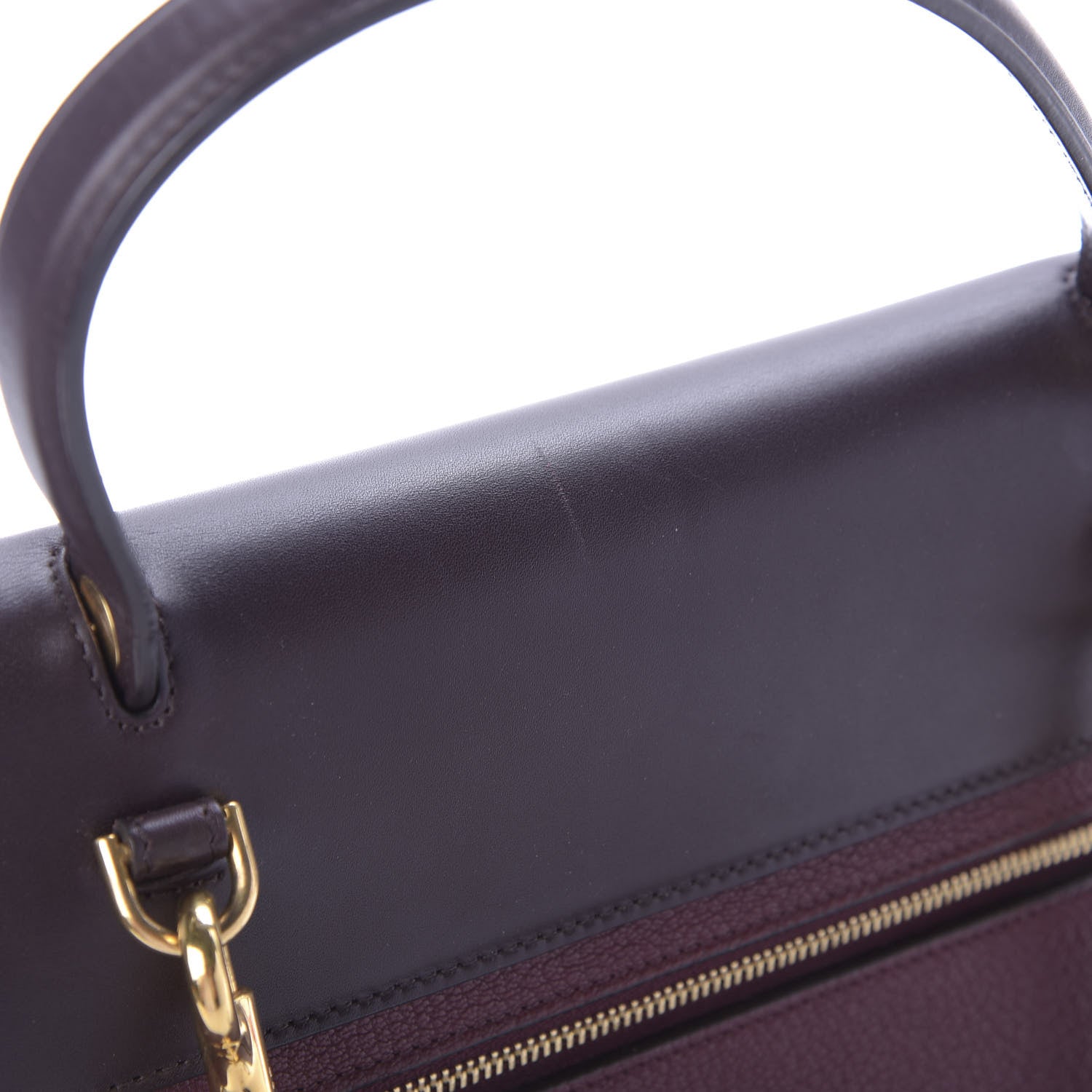 Celine Goatskin Smooth Calfskin Mini Belt Bag Burgundy 10 of 15