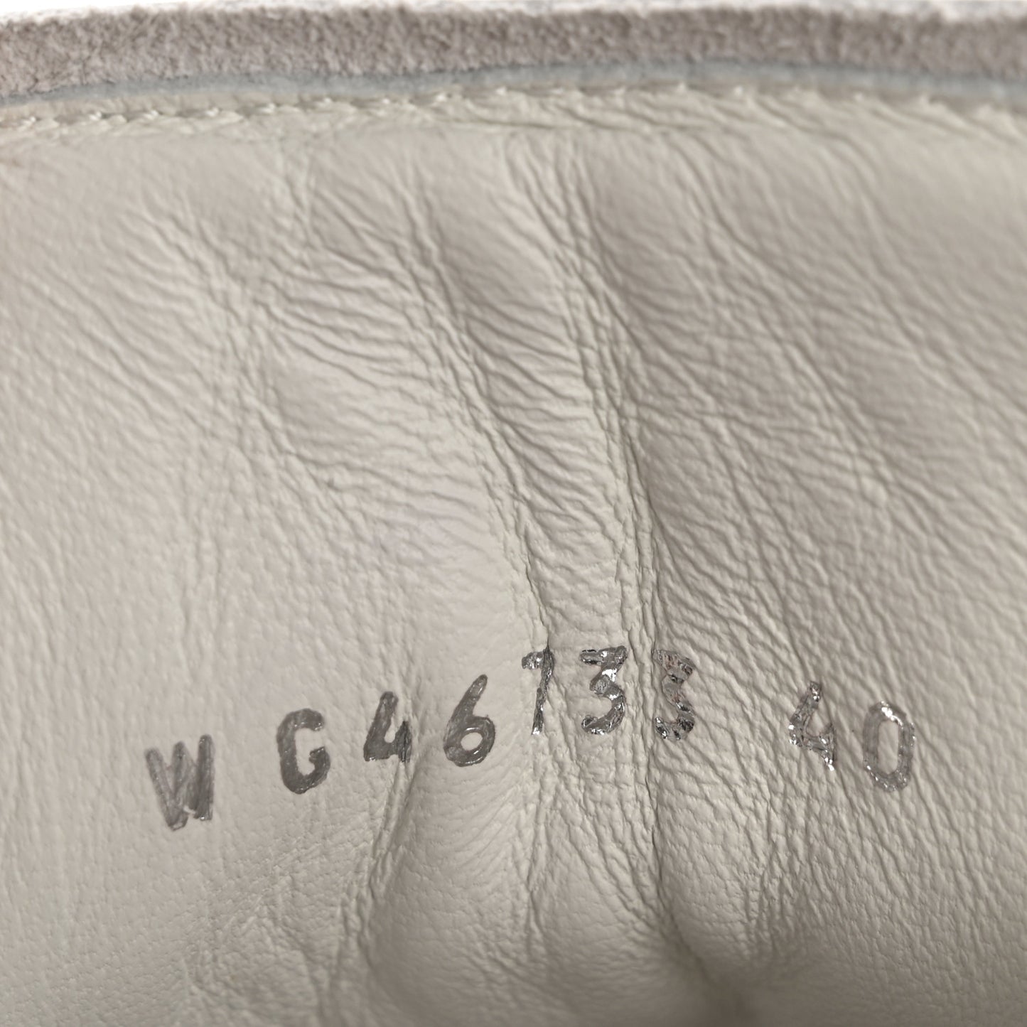 Calfskin Womens CC Sneakers 40 White