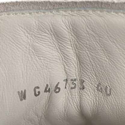 Chanel Calfskin Womens CC Sneakers 40 White 9 of 10