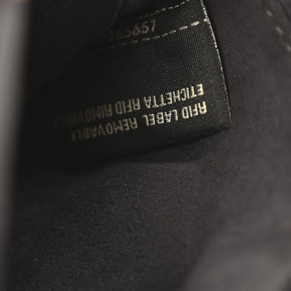 Fendi Vitello Dolce Studded Micro Double Baguette Black 7 of 10