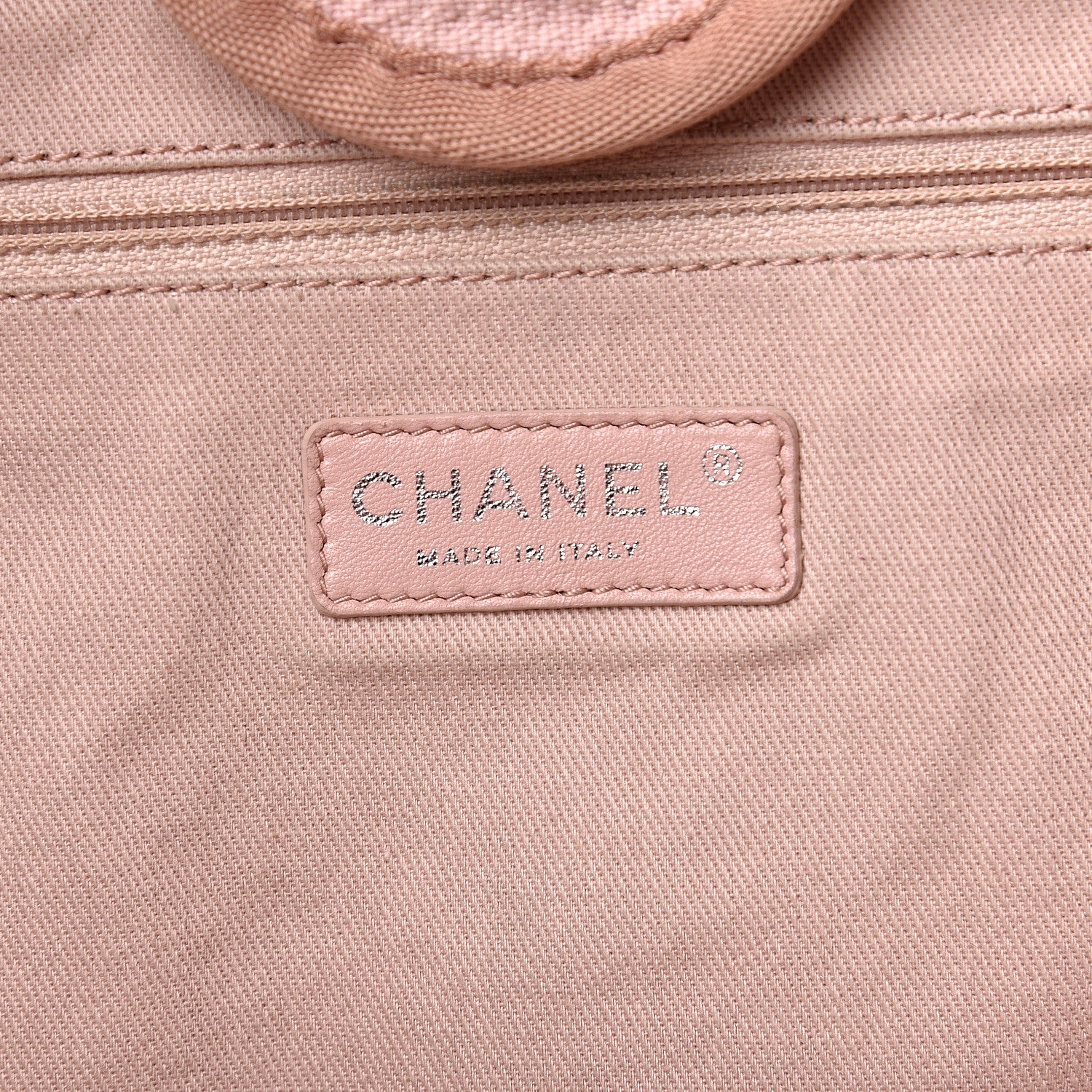 Chanel Canvas Medium Deauville Tote Pink 5 of 20