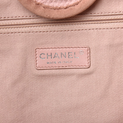 Chanel Canvas Medium Deauville Tote Pink 5 of 20