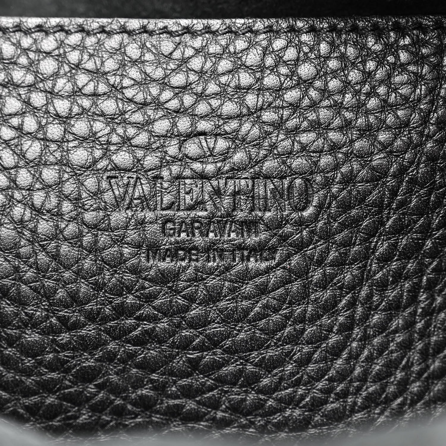 Valentino Garavani Grained Calfskin Medium Rockstud Backpack Black 7 of 13