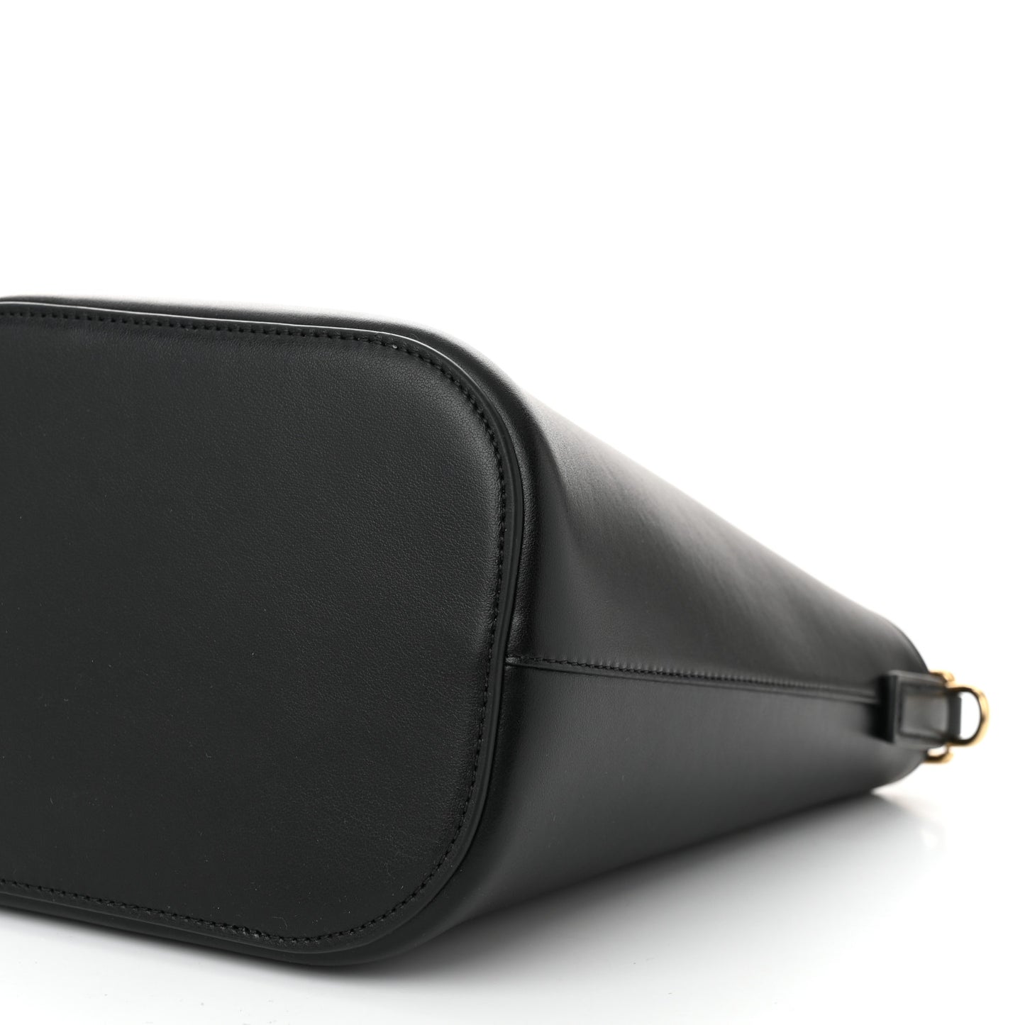 Smooth Calfskin Triomphe Small Louise Bag Black