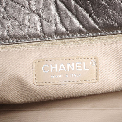Chanel Aged Calfskin Reissue 2.55 Tote Dark Silver 6 of 7