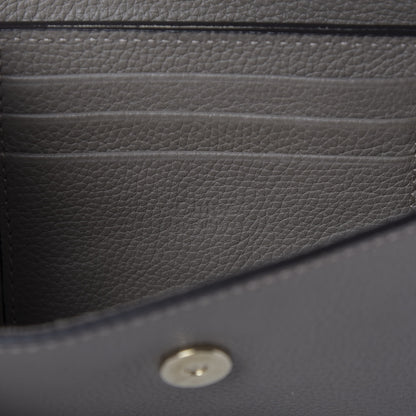 Chloe Grained Calfskin Lambskin Mini Faye Shoulder Bag Motty Grey 10 of 11