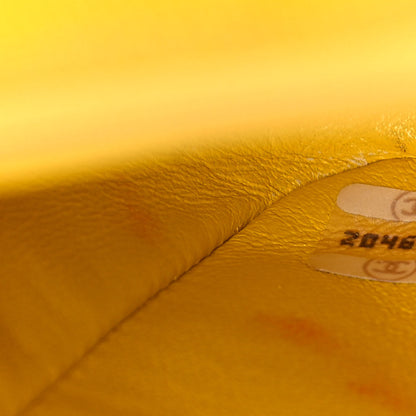 Chanel Jersey Quilted Medium Single Flap Yellow 7 of 16
