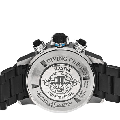 Jaeger-LeCoultre Titanium Rubber 44mm Master Compressor Diving Chronograph Automatic Watch Black 160.T.25 4 of 4