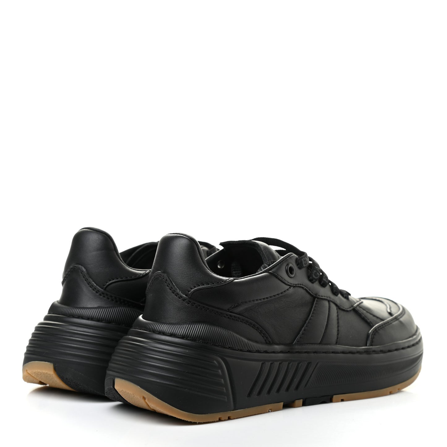 Calfskin Womens The Speedster Sneakers 36.5 Black