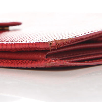 Louis Vuitton Epi Porte Billets Compact Wallet Red 15 of 16