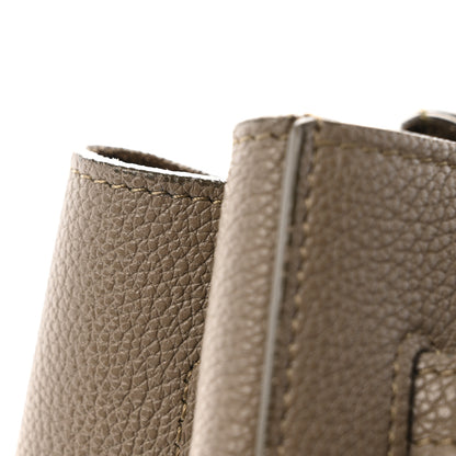 Celine Soft Grained Calfskin Small Belt Cabas Phantom Taupe 16 of 16