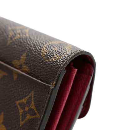 Louis Vuitton Monogram Sarah Wallet NM Fuchsia 11 of 12
