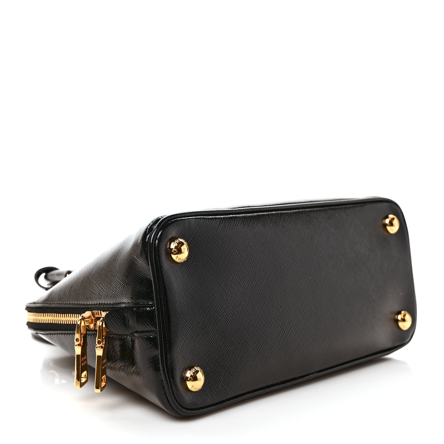 Saffiano Vernice Small Promenade Tote Black