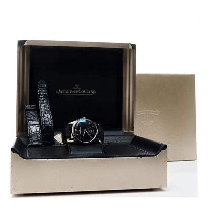 Jaeger-LeCoultre Stainless Steel Alligator 39mm Master Ultra Thin Moon Automatic Watch Q1368470 6 of 6