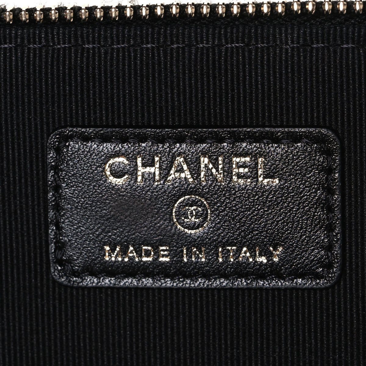 Chanel Lambskin Quilted Small Top Handle Vanity Case With Chain Black 6 of 10
