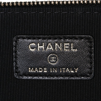 Chanel Lambskin Quilted Small Top Handle Vanity Case With Chain Black 6 of 10