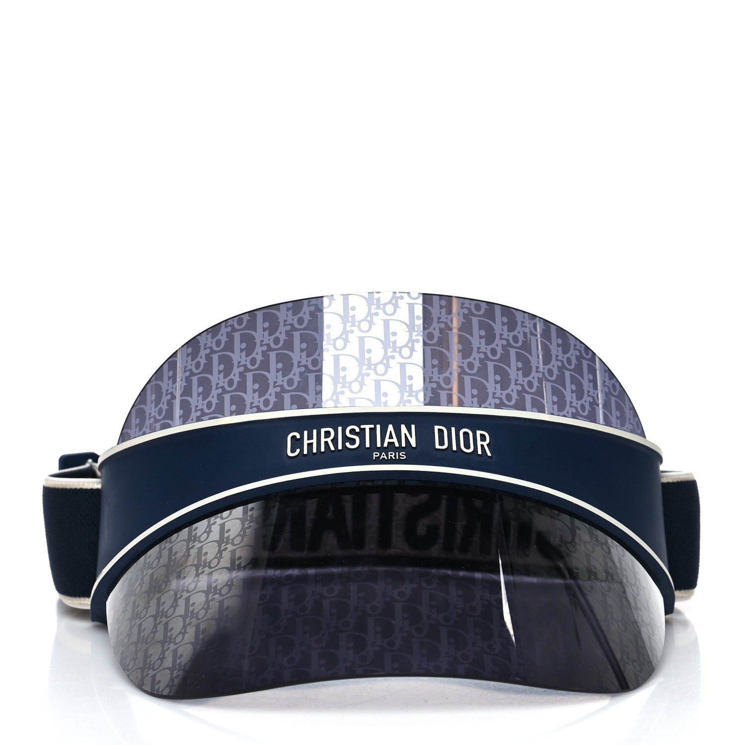 Christian Dior Oblique DiorClub V1U Sun Visor Blue 3 of 8