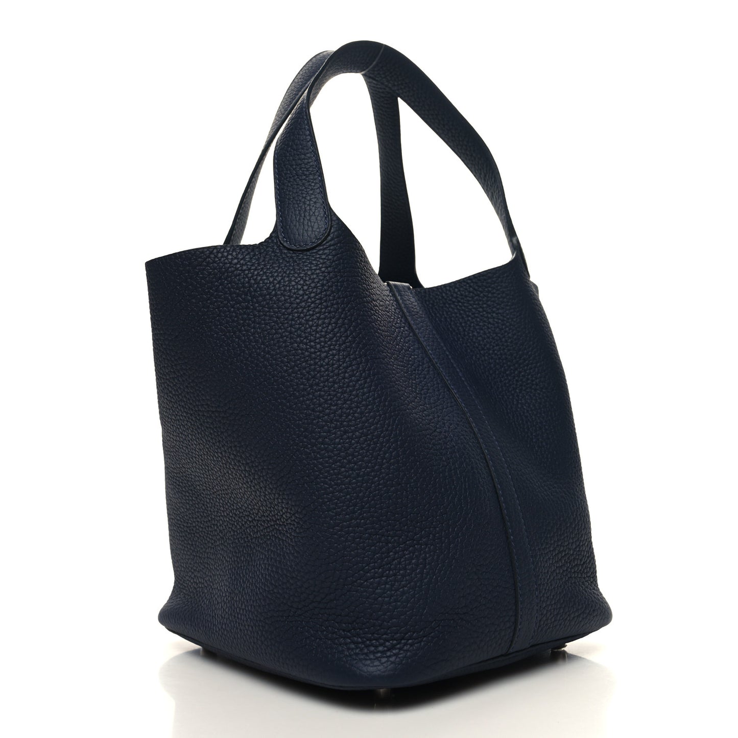Taurillon Clemence Picotin Lock 22 MM Bleu Nuit